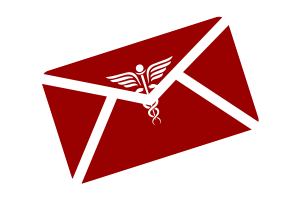 Red Match Day envelope logo