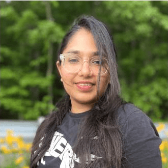 A headshot of Khushi Shah