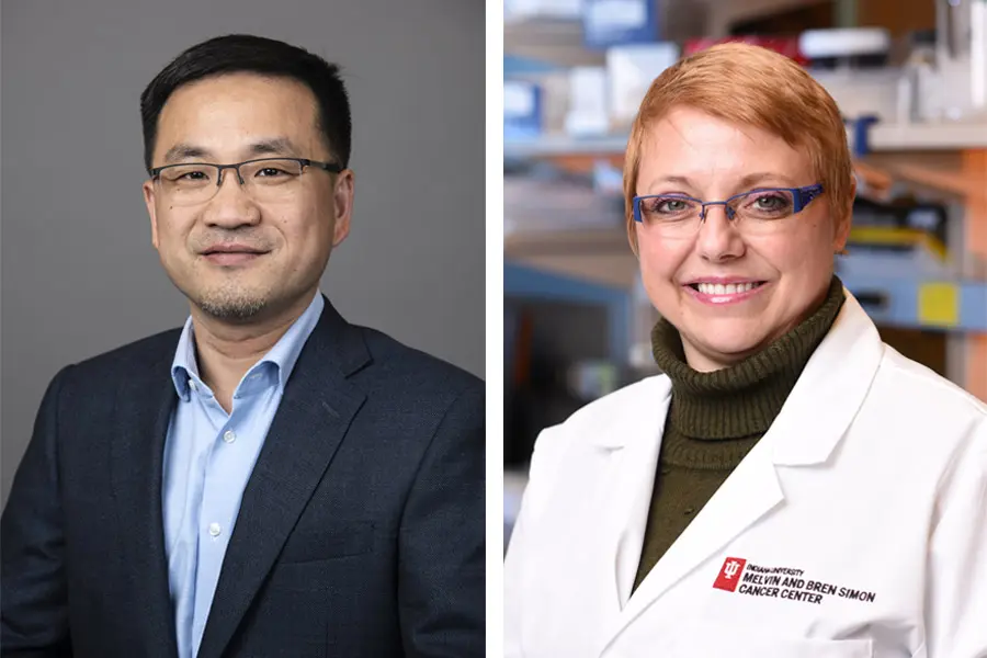 headshots of xiongbin lu and sophie paczesny