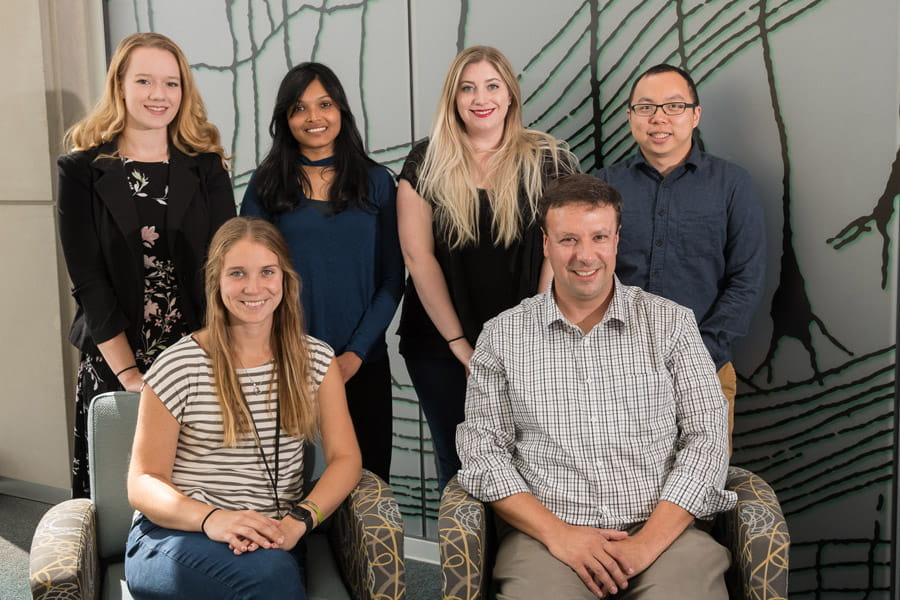 Group photo of the meyer lab