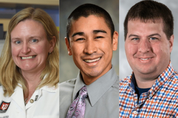 Hawkins, DeBosch and Newman headshots combined together 