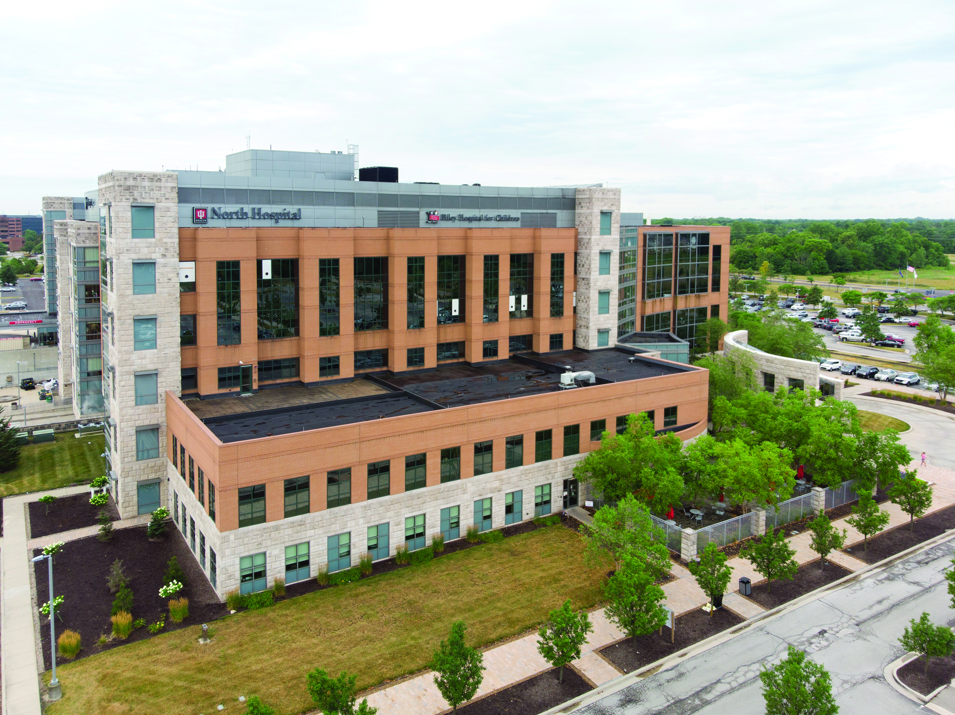 Exterior of IU Health North Hospital