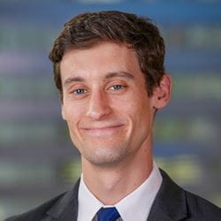 Sam Kaefer. | Photo by Tim Yates, IU School of Medicine Sam Kaefer smiling at camera