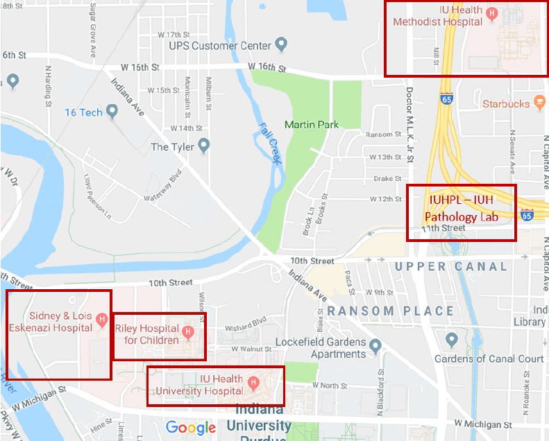 academic health center map