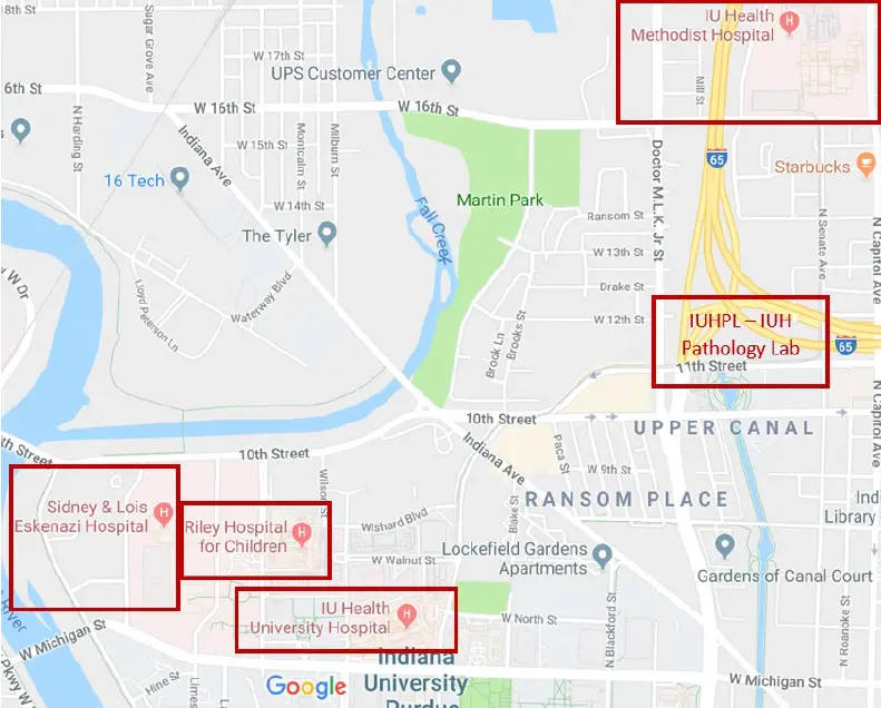 academic health center map